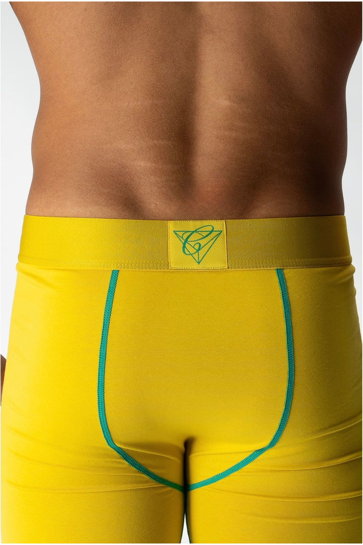 Chromaldinho boxer briefs mens yellow and green vibrant brazil boxer lamine yamal