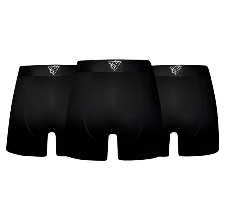 Men's 3-pack 8 Ball black boxer shorts, soft and stretchy cotton-spandex blend, stylish and durable, perfect fit, ideal for daily wear, premium quality men's underwear.