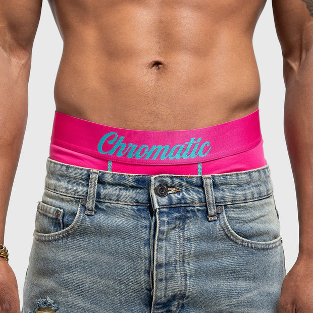 pink and blue boxer shorts for men, premium cotton and spandex blend, comfortable fit, stylish underwear, breathable fabric, perfect everyday men's boxer shorts.
