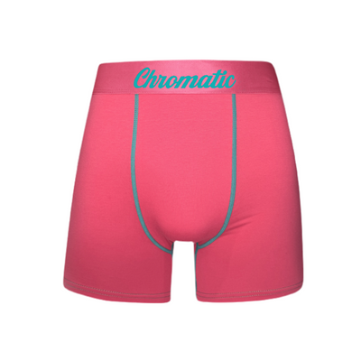 pink and blue boxer shorts for men, premium cotton and spandex blend, comfortable fit, stylish underwear, breathable fabric, perfect everyday men's boxer shorts.